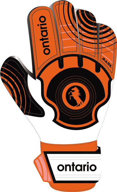 medium club level goalkeeper gloves