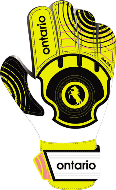 medium club level goalkeeper gloves