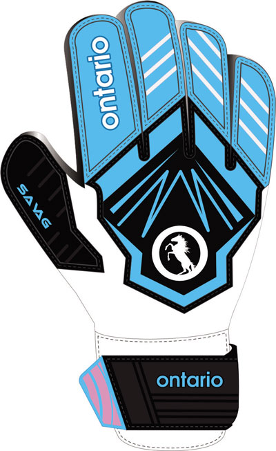 medium club level goalkeeper gloves