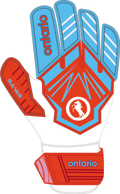 medium club level goalkeeper gloves