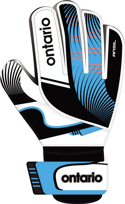 medium club level goalkeeper gloves