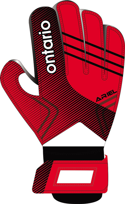 medium club level goalkeeper gloves