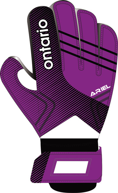 medium club level goalkeeper gloves